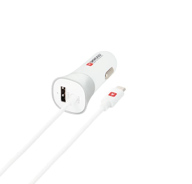 USB-billaddare med micro-USB-kabel