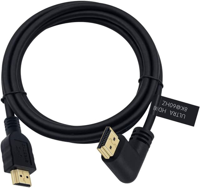 NÖRDIC 3m kulmassa HDMI 2.1 UHD 8K 60Hz 4K 120Hz 48Gbps Dynaaminen HDR eARC Pelitila VRR Dolby ATMOS kullattu