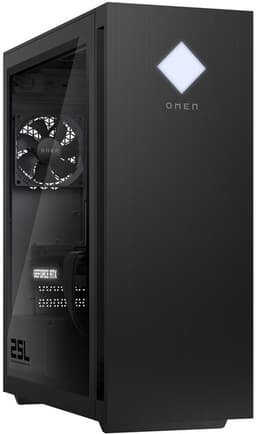 HP Omen 25L i7-13/16/1000/4060Ti pelitietokone (lasipaneeli)