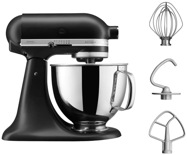 KitchenAid Artisan yleiskone 5KSM125EBM (mattamusta)