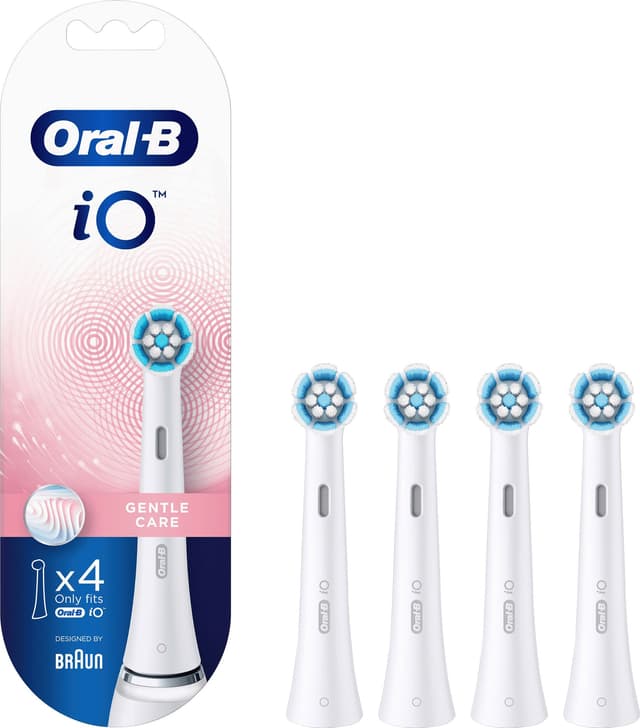 Oral-B iO Gentle Care vaihtoharjat 343554 (valkoinen)