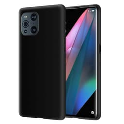 Silikonikuori Oppo Find X3 Pro 5G - musta