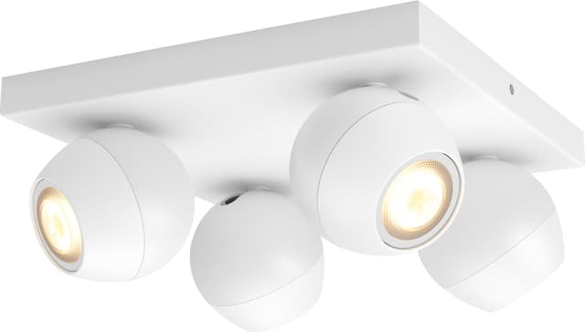 Philips Hue Buckram spottivalo 4x5W (valkoinen)