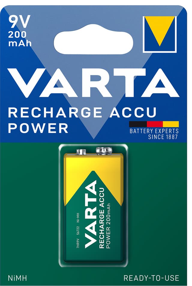 Varta Power 9V 200 Mah paristo (1 kpl)