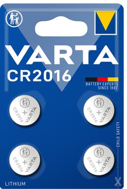 Varta CR 2016 paristot (4 kpl)