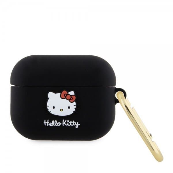 Hello Kitty AirPods Pro Kuori Liquid Silicone Musta