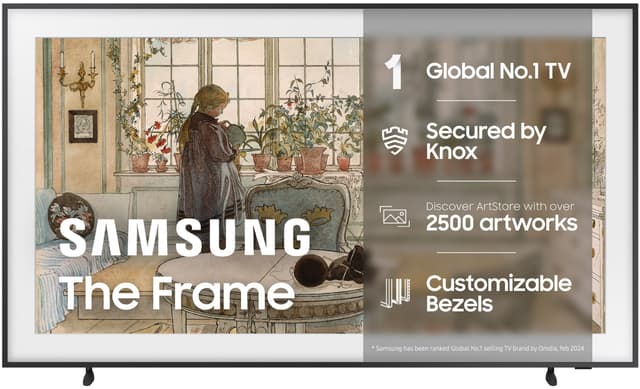 Samsung 43” The Frame 4K QLED älytelevisio (2024)