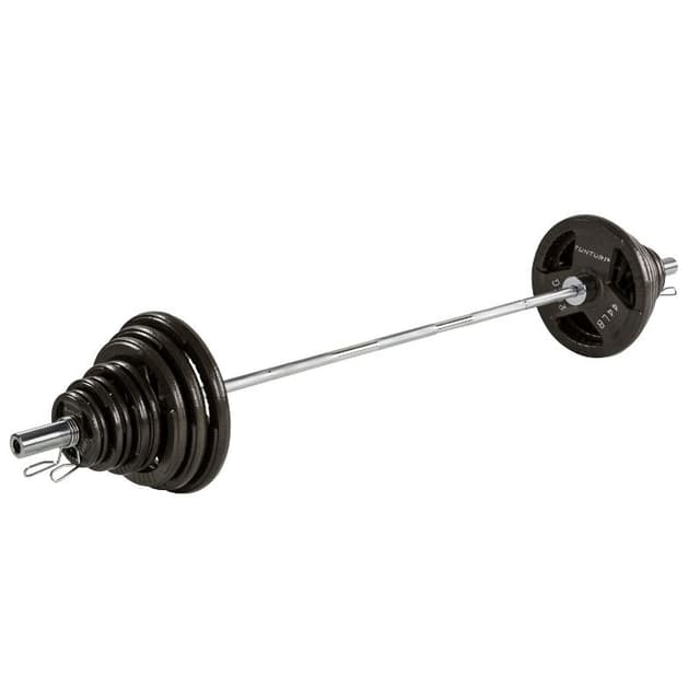 Tunturi levypainosetti Tri-Grip levypainoilla 140 kg