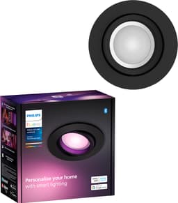 Philips Hue Centura upotettava pyöreä spottivalo 4,2W GU10 (musta)