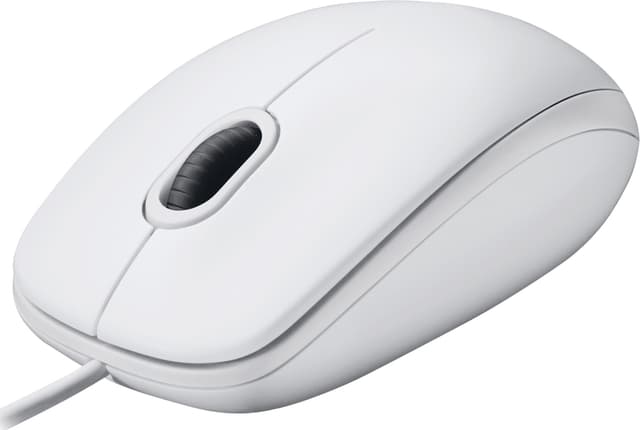 Logitech M100 langallinen hiiri (valkoinen)