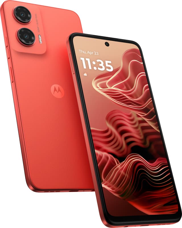 Motorola G35 älypuhelin 5G 4/128 GB (Guava Red)