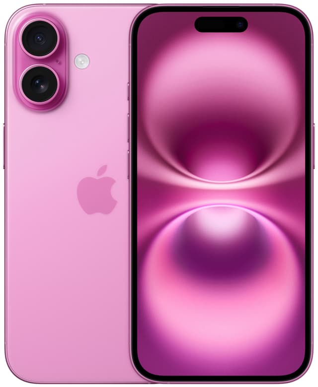 iPhone 16 – 5G älypuhelin 256 GB pinkki