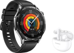 Huawei Watch GT 5 urheilukello 46 mm (mus.) + FreeBuds 5i lahjapakkaus