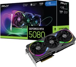 PNY GeForce RTX 5080 16 GB ARGB 3X OC näytönohjain