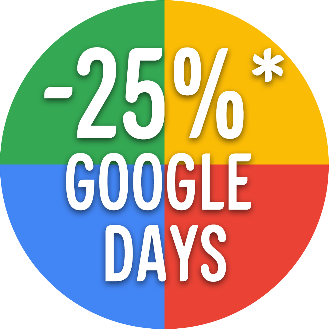 *Gyldig i perioden 26.02.2024 - 10.03.2024 for alle produkter fra Google Pixel, Google Nest, Fitbit og Chromebook. Rabatten kan ikke byttes til andre produkter eller kontanter og trekkes fra når produktene er i kassen. Begrenset antall og så lenge lageret rekker. Tilbudet kan ikke innløses på et senere tidspunkt.