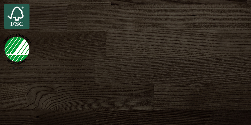 Ash Black Oiled Massiivipuinen työtaso: Ash Black Oiled