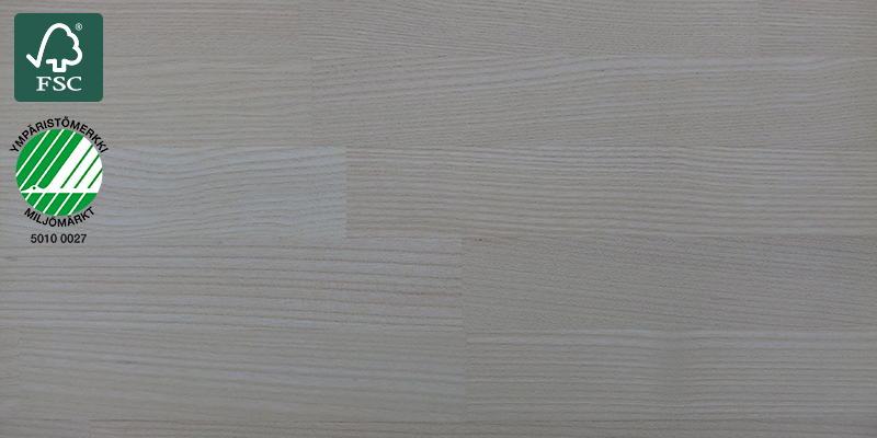 Ash White Oiled Massiivipuinen työtaso: Ash White Oiled