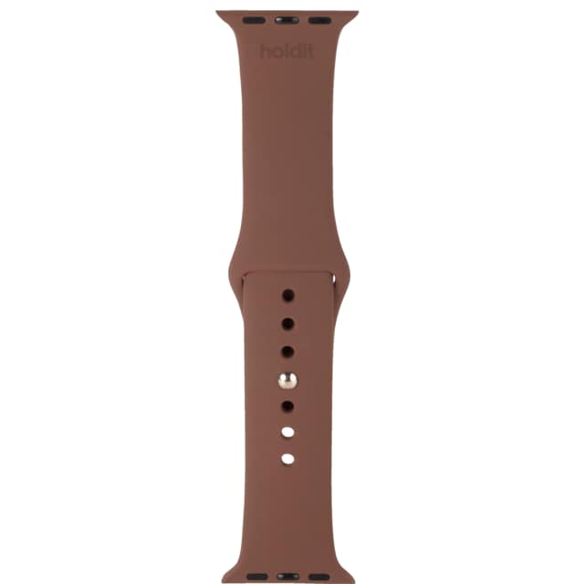 HOLDIT Apple Watch Silicone ranneke 42-49 mm (ruskea)