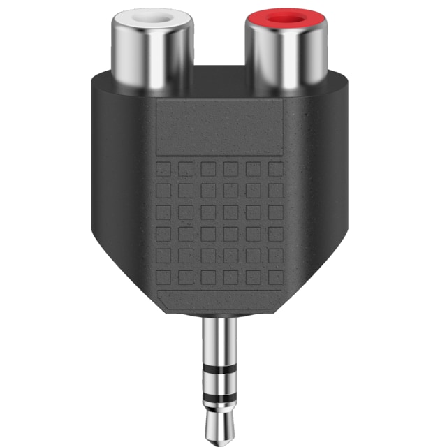 Hama audio adapteri (2 x RCA - 3,5 mm liitäntä)