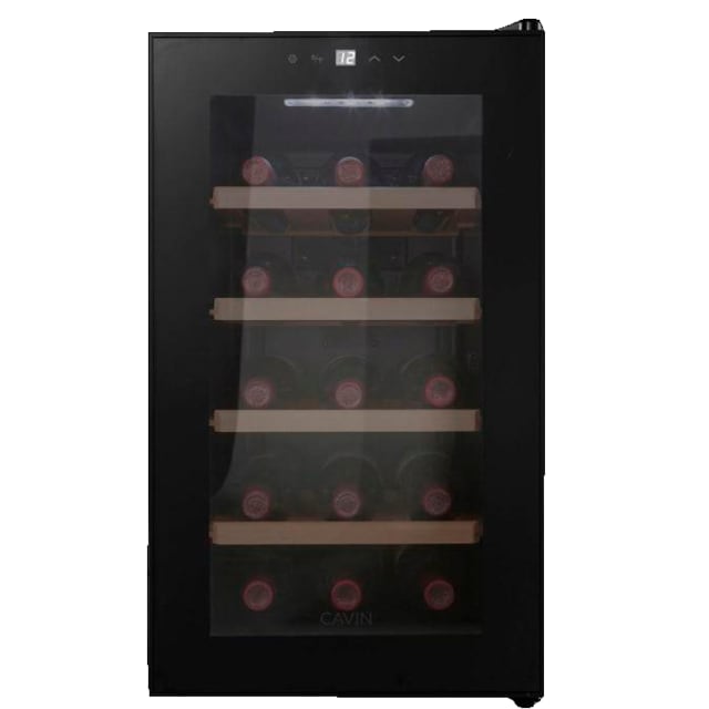 Vapaastiseisova termosähköinen viinikaappi - Northern Collection 15 Black