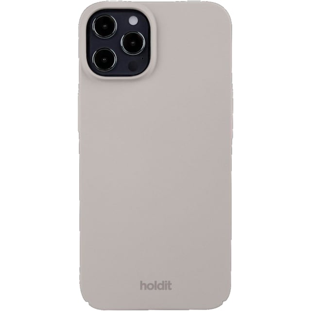Holdit Slim Case iPhone 12/12 Pro suojakuori (taupe)