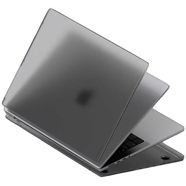 Satechi MacBook Pro 14" Hardshell kuori (tumma, läpinäkyvä)