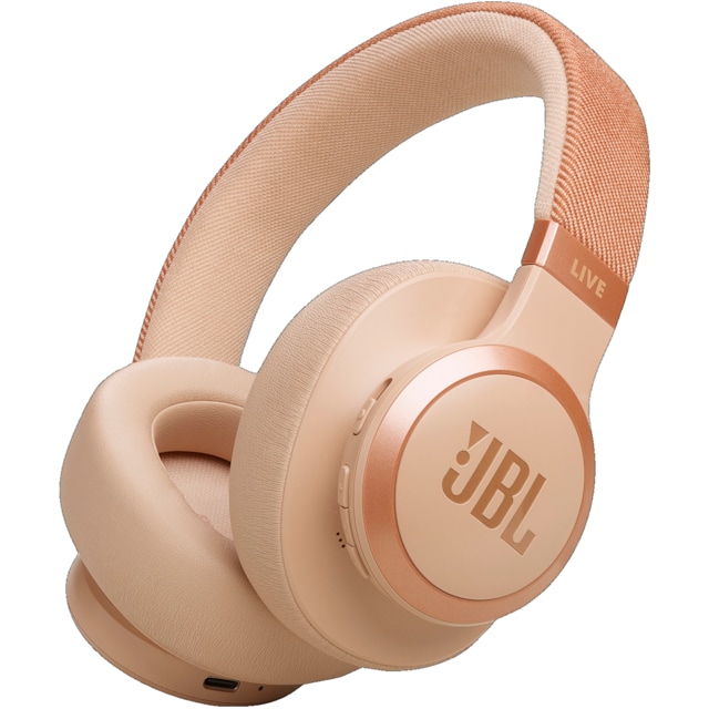 JBL Live 770NC langattomat around-ear kuulokkeet (hiekka)