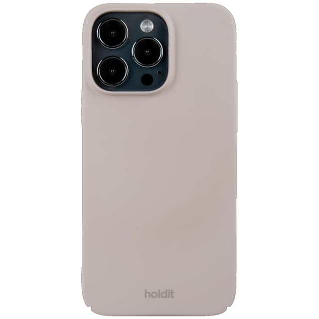 Holdit Slim Case iPhone 15 Pro Max suojakuori (harmaa)