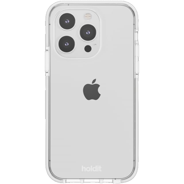 Holdit Seethru iPhone 15 Pro suojakuori (valkoinen)