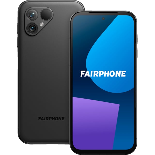 Fairphone 5 5G älypuhelin 8/256 GB (musta)