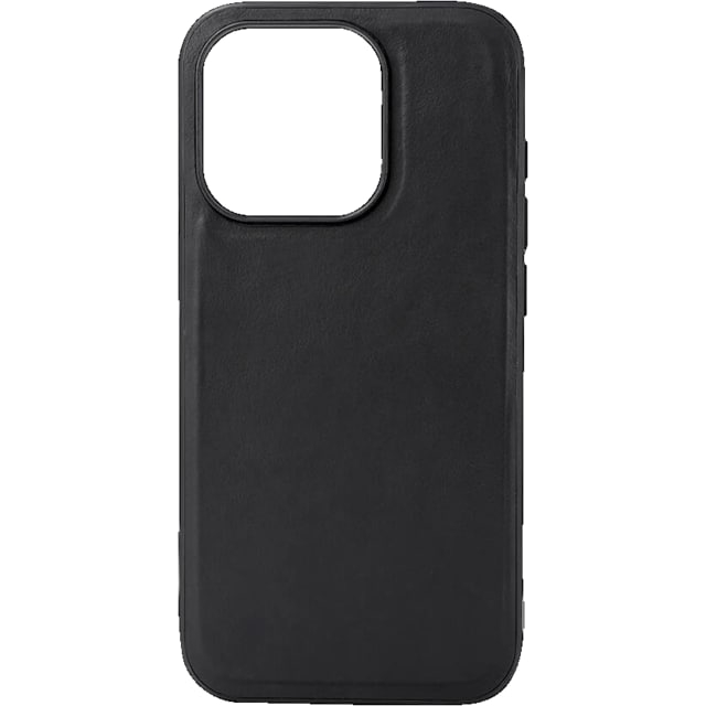 Buffalo iPhone 15 Pro Leather MagSeries suojakuori (musta)
