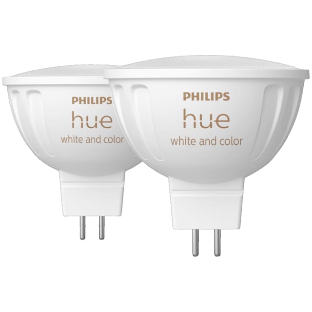 Philips Hue WCA MR16 LED lamppu 6,3 W 2 kpl