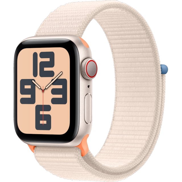 Apple Watch SE 2nd Gen 40mm LTE (tähtiv. alu./tähtiv. urheiluranneke)