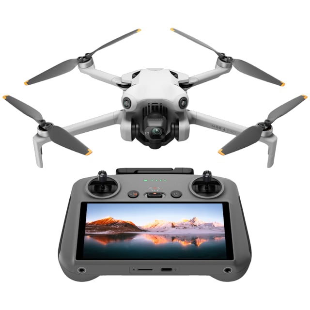 DJI Mini 4 Pro drone + RC 2 kauko-ohjain