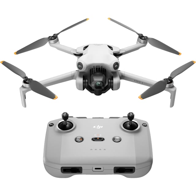 DJI Mini 4 Pro drone + RC-N2 kauko-ohjain
