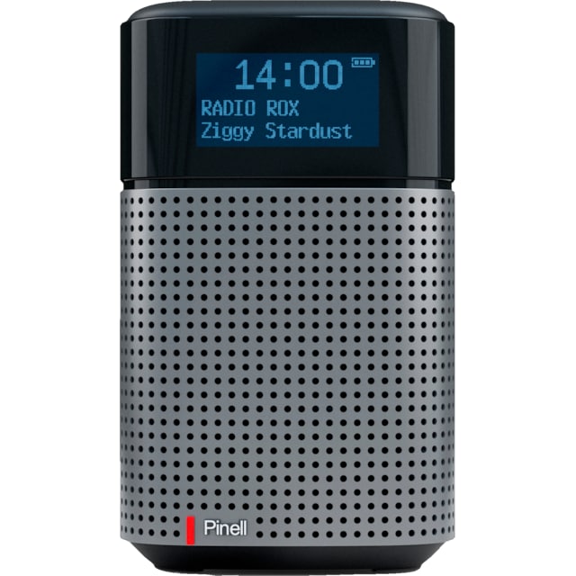 Pinell North Basic kannettava digitaalinen radio (musta)