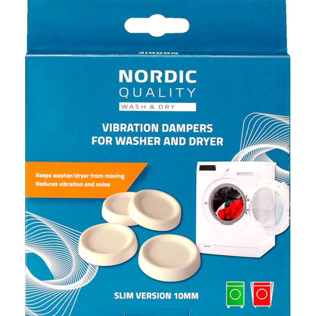 Nordic Quality tärinänvaimennuskumit 352219 (4 kpl)