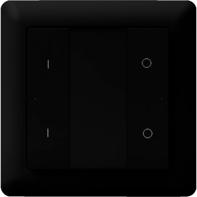 HeatIt Z-Push kytkin neljällä painikkeella (musta)