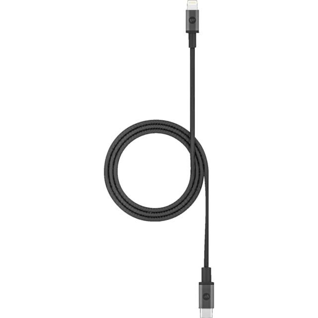 Mophie USB-C - Lightning latauskaapeli 1 m (musta)