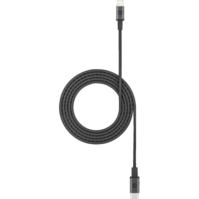 Mophie USB-C - Lightning latauskaapeli 1,8 m (musta)