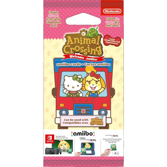 Nintendo Amiibo Animal Crossing Sanrio Collaboration Pack amiibokortit