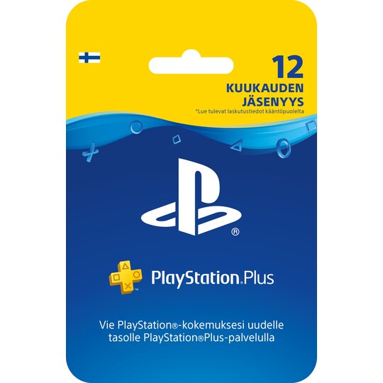 PlayStation Plus - 12kk jäsenyys - Gigantti verkkokauppa