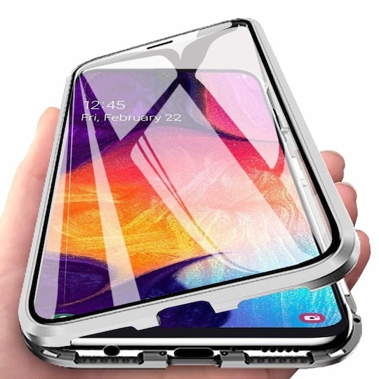 Magneettinen kuori Samsung Galaxy A50 näytönsuojalla - hopea - Gigantti  verkkokauppa