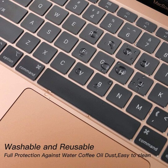 INF Näppäimistön suojus MacBook Airille 13"" silikoninen läpinäkyvä -  Gigantti verkkokauppa
