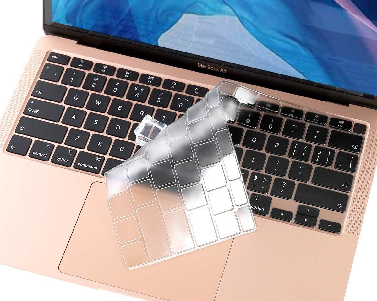 Näppäimistön suojus MacBook Airille 13"" silikoninen läpinäkyvä - Gigantti  verkkokauppa