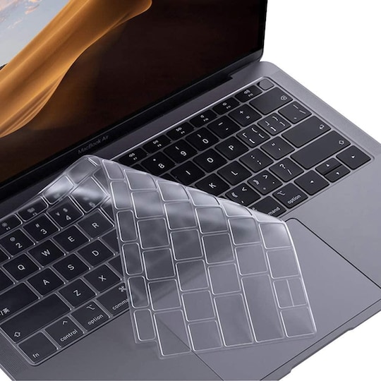Näppäimistön suojus MacBook Airille 13" silikoninen läpinäkyvä - Gigantti  verkkokauppa