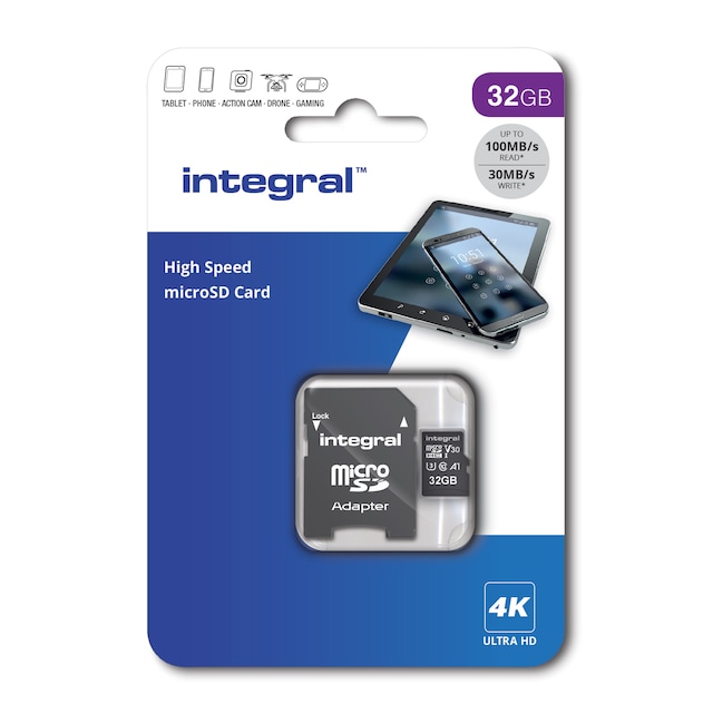 Integral 32GB V30 4K Micro SD card