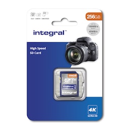 Integral 256GB V30 4K SD card