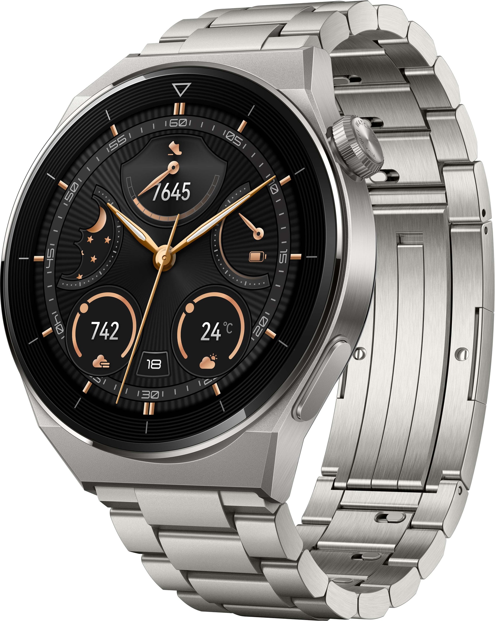 Huawei Watch GT3 Pro älykello 46 mm (titaani/hopea) - Gigantti verkkokauppa