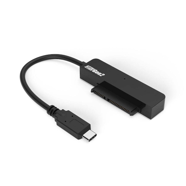 Maiwo K104AG2 10 Gb/s USB3.1 Gen2–2,5” kiintolevy/SSD 2 Tt, enintään 12,5 mm SATA III -sovitin 10 cm USB C -kaapelilla